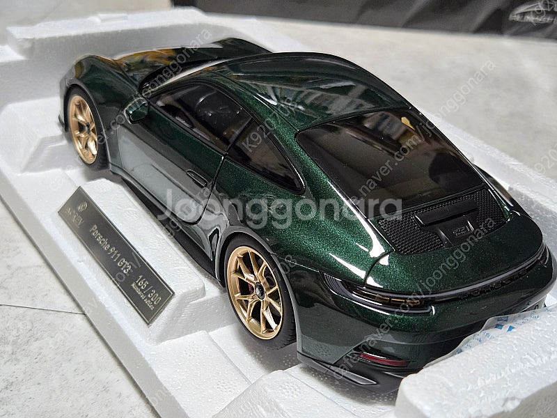 1:18 1/18 노레브 포르쉐 GT3 그린 한정모델 ...--2