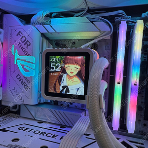 잘만 ALPHA2 DS A36 화이트 3열 수냉쿨러