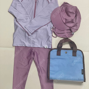 코니 크레오라 수영복 모자 가방세트 라벤더색상 s사이즈(80-90cm)