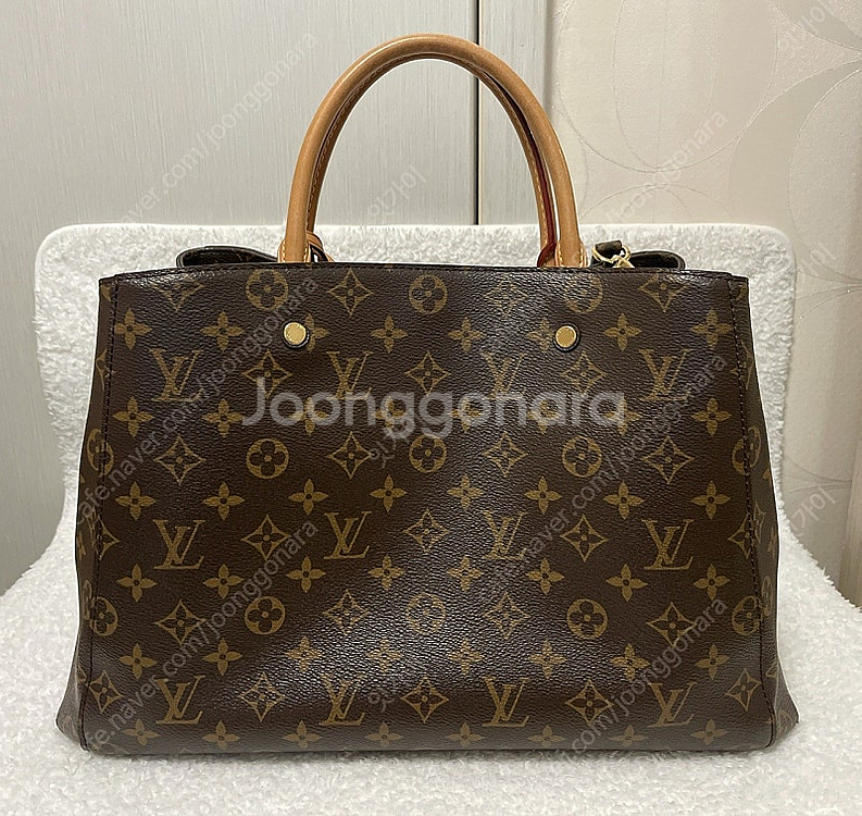명품 루이비통 M41067 모노그램 몽테뉴 GM 토트백...--9