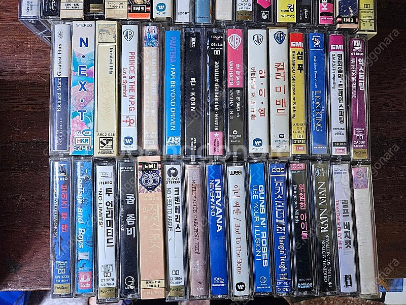 록 메탈 카세트테이프 88개 사진상 전부 일괄--2