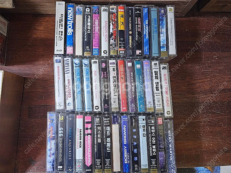 록 메탈 카세트테이프 88개 사진상 전부 일괄--3