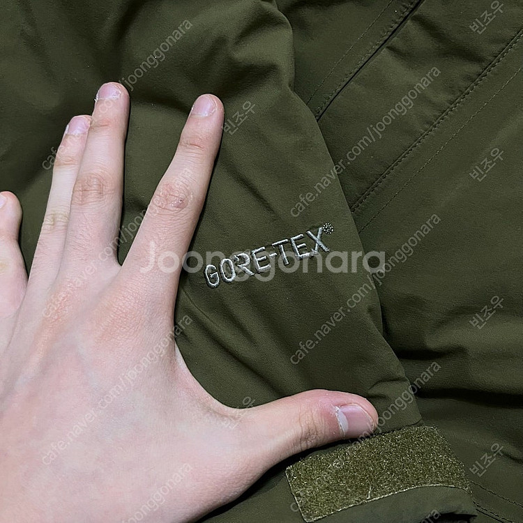코오롱 스포츠 남성 구스다운 고어텍스 패딩 M/95--3