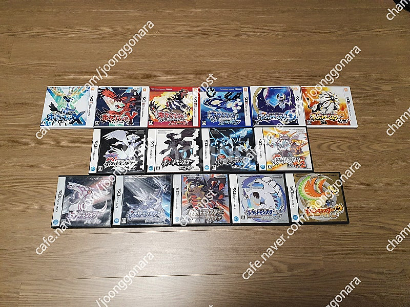 일본판 포켓몬 DS~3DS (펄기아+디아루가+기라티나+...--0