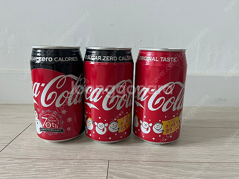 제70, 71회 삿포로눈축제 350ml 코카콜라 미개봉...--0