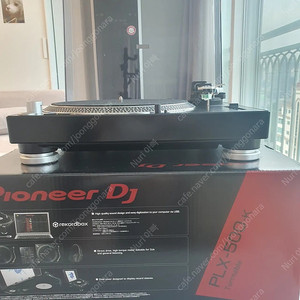 Pioneer PLX-500-K 턴테이블 LP플레이어 (박스풀 신품카트리지, 220V)
