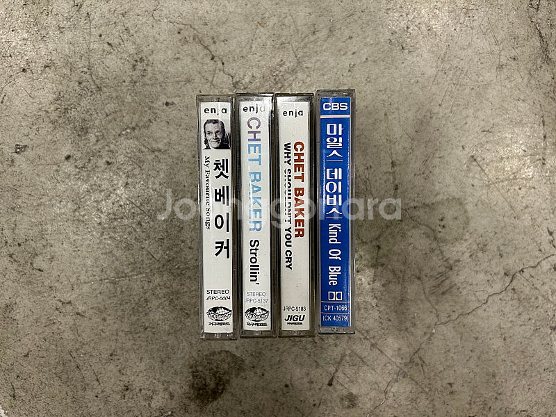 쳇 베이커, 마일스 데이비스 카세트 테이프 4개 일괄 ...--2