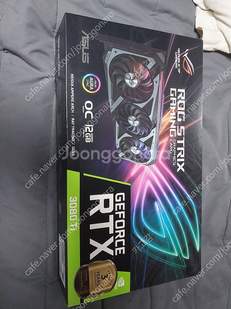asus rog strix 3080ti 팝니다--9