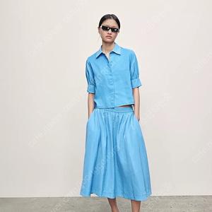 zara 자라 볼륨 미디 스커트 ZW COLLECTION 새상품