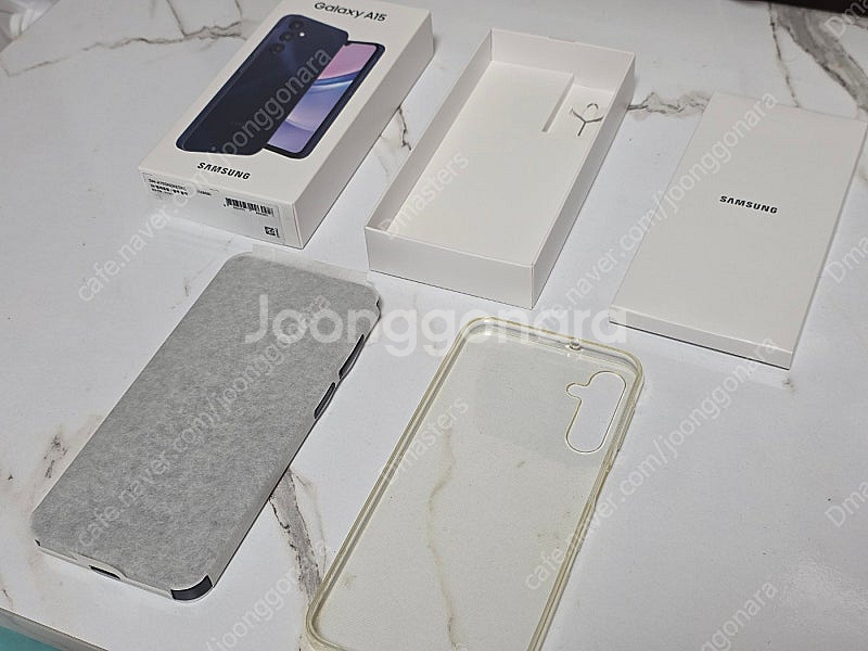 갤럭시 A15 블루블랙 128GB 판매합니다 (선택약정할인 가능/거의 새것/미사용_의무통화 외)--0