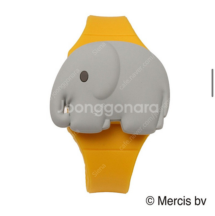 새상품)가챠 미피 마스코트 시계 part.3 사자/코끼리--2