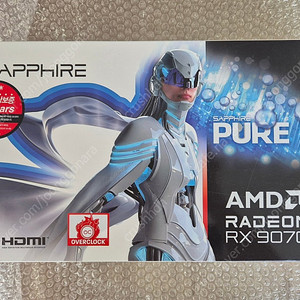 SAPPHIRE 라데온 RX 9070 XT PURE OC D6 16GB (rx9070xt퓨어) 팝니다