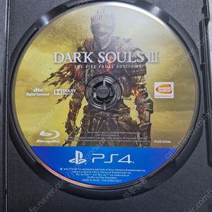 다크 소울 3 고티 PS4