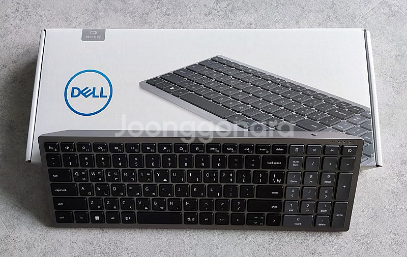 깨끗한 상태의 Dell KB740 무선 블루투스 키보드...--0