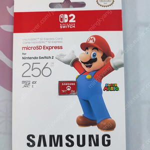 닌텐도 스위치 2용 삼성 Micro SD Express 256G 새제품 팝니다.