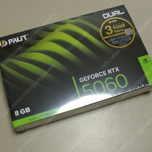PALIT 지포스 RTX 5060 DUAL D7 8GB 이엠텍 미개봉