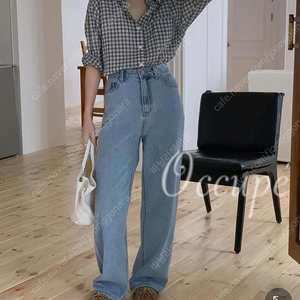 미엘 085 연청 데님 팬츠 새상품M