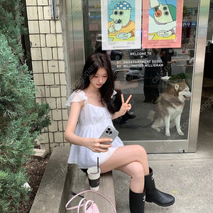르플레인 엔젤블라우스 S(새상품)