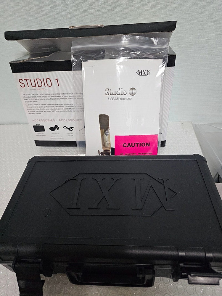 새상품-MXL STUDIO ONE REDDOT 콘덴서마이크 이미지