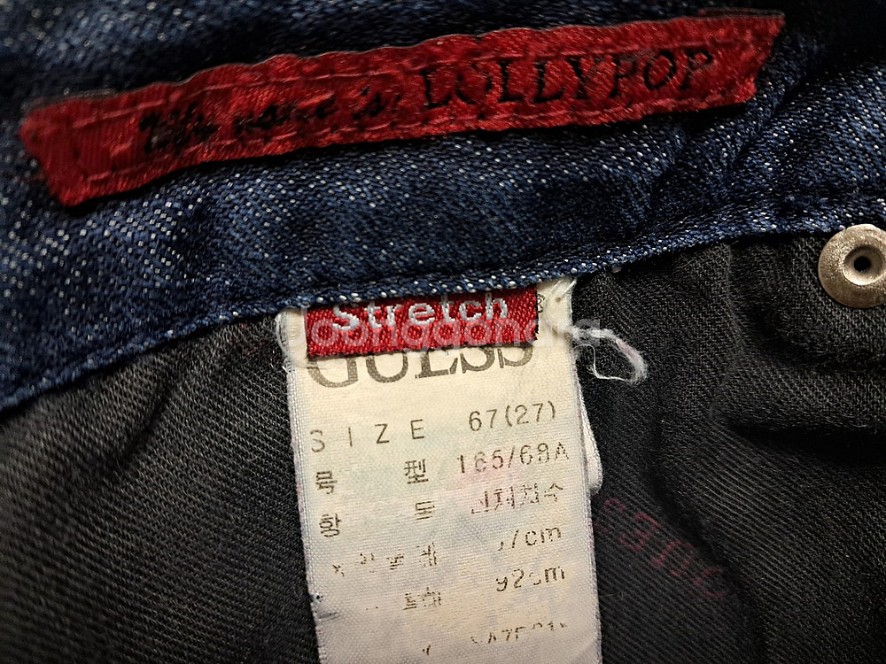 BNX 스키니 블랙진(M)/게스 청바지(27),(26)--8