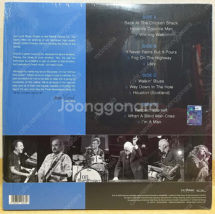LP ; jon lord blues project - ...--1