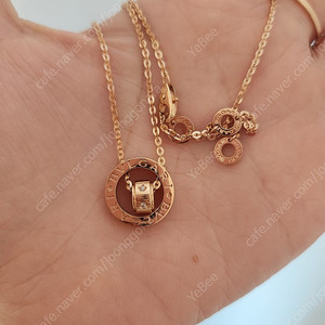 18k 로즈골드 목걸이