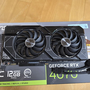 ASUS 지포스 RTX 4070 SUPER DUAL OC 12GB 그래픽카드 팝니다