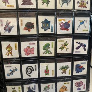 포켓몬 띠부씰 신버전 09년 구버전띠부씰