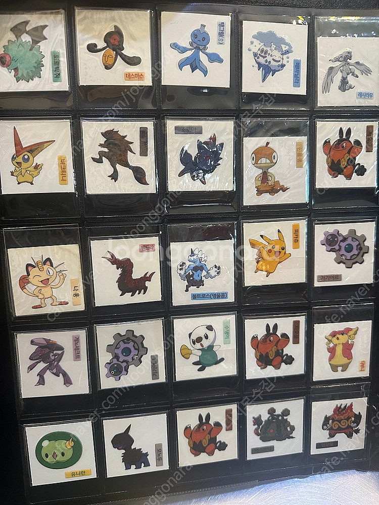 포켓몬 띠부씰 신버전 09년 구버전띠부씰--5
