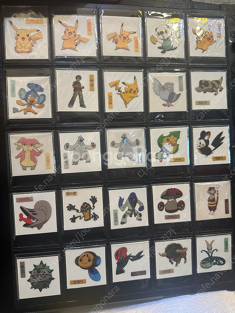 포켓몬 띠부씰 신버전 09년 구버전띠부씰--7