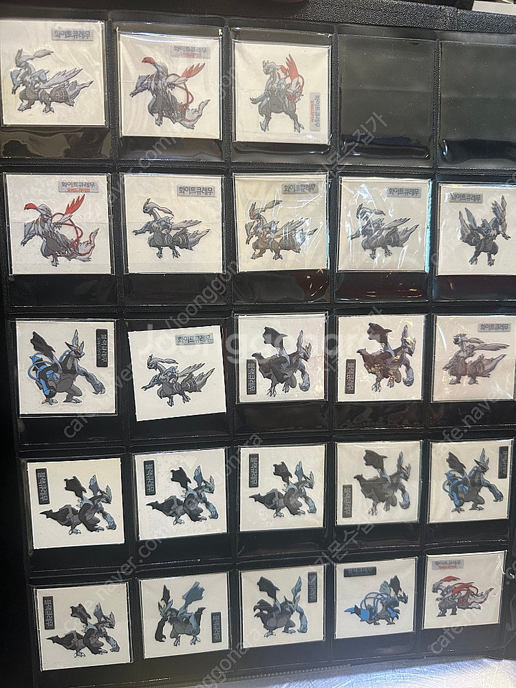 포켓몬 띠부씰 신버전 09년 구버전띠부씰--9