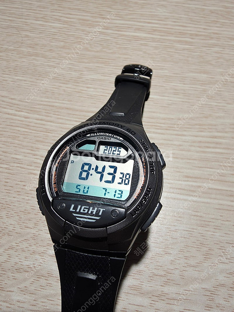 카시오 W-734-1A 디지털손목시계--0