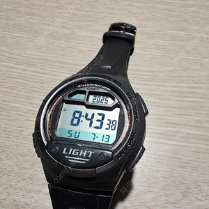 카시오 W-734-1A 디지털손목시계