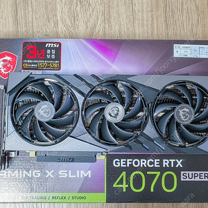 MSI 지포스 RTX 4070s SUPER 슬림 트프