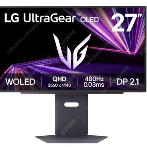 [새상품] LG전자 울트라기어 게이밍모니터 OLED 27GX790A (+설치)
