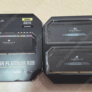 CORSAIR DDR5-5200 Dominator Platinum RGB 패키지 32GB(16Gx2)