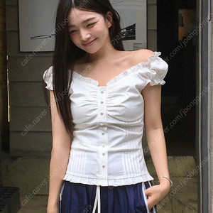 라츠유 lotsyou 엘라블라우스 화이트 S