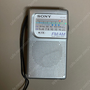 소니 휴대용 FM AM 라디오 ICF-P20
