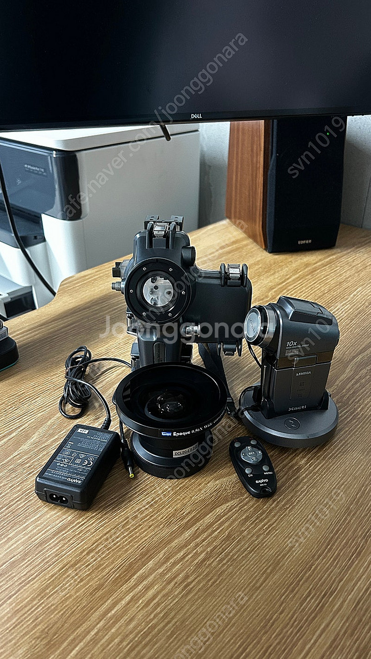 산요작티 HD1 ccd 고장 + 하우징 광각렌즈--0