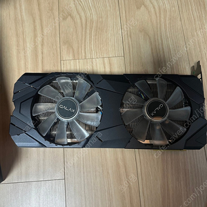 갤럭시 rtx 2070super ex black oc d6 8gb 팝니다!