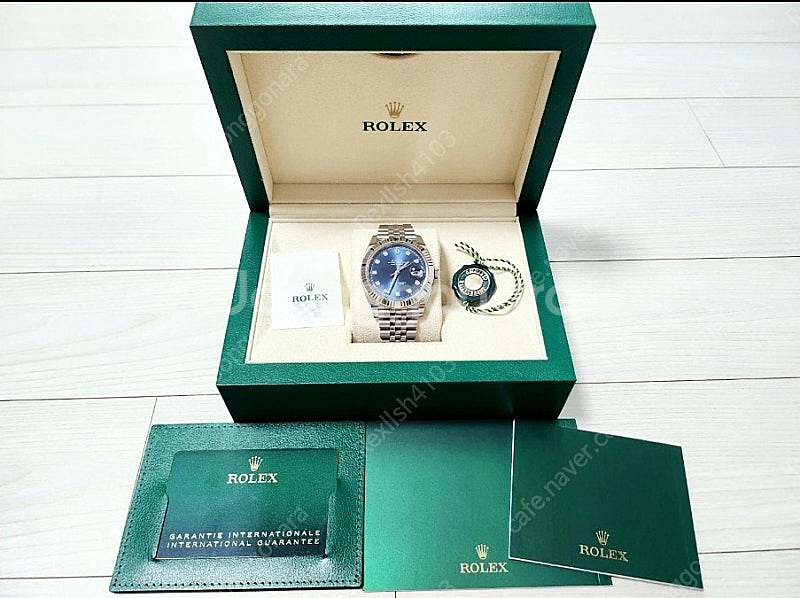 정품 롤렉스 데이트저스트 41미리 텐포인트 새상품급 신형 모델--0
