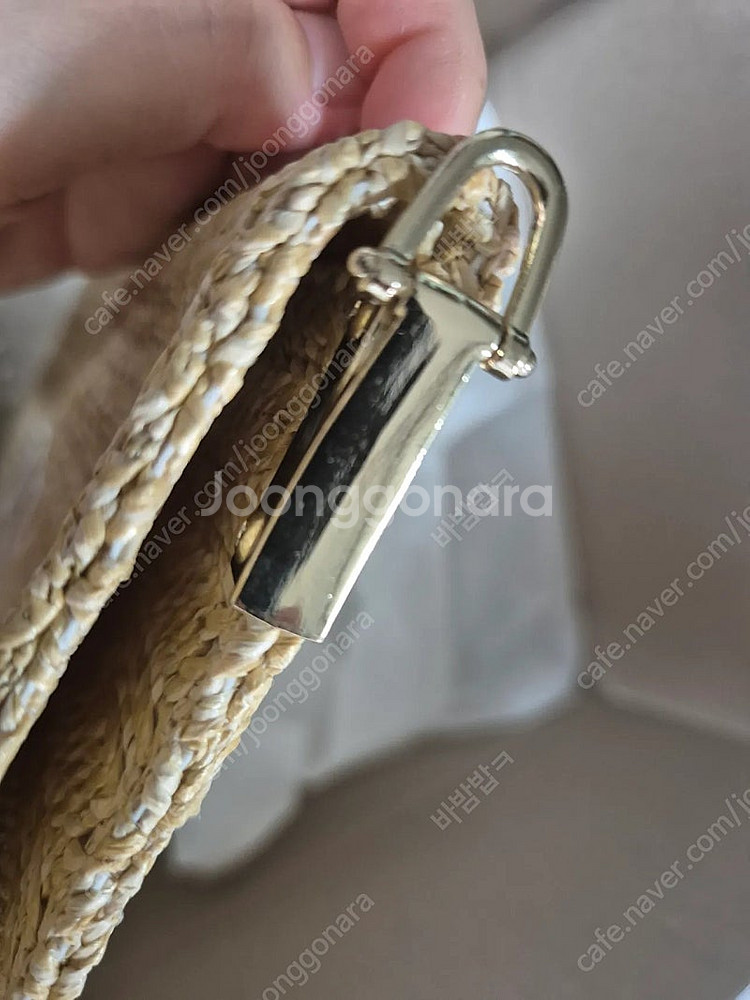 디올 라탄 파우치 리폼 새제품--4