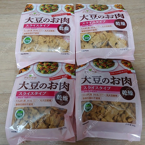 마루코메 건조형 콩고기 4봉, 8봉 싸게 팔아요. 비건 식물성 단백질 대체육 다이어트 음식 프로틴