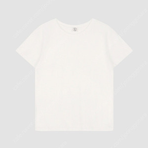 식스앤어하프 CREW NECK TEE - WHITE S사이즈