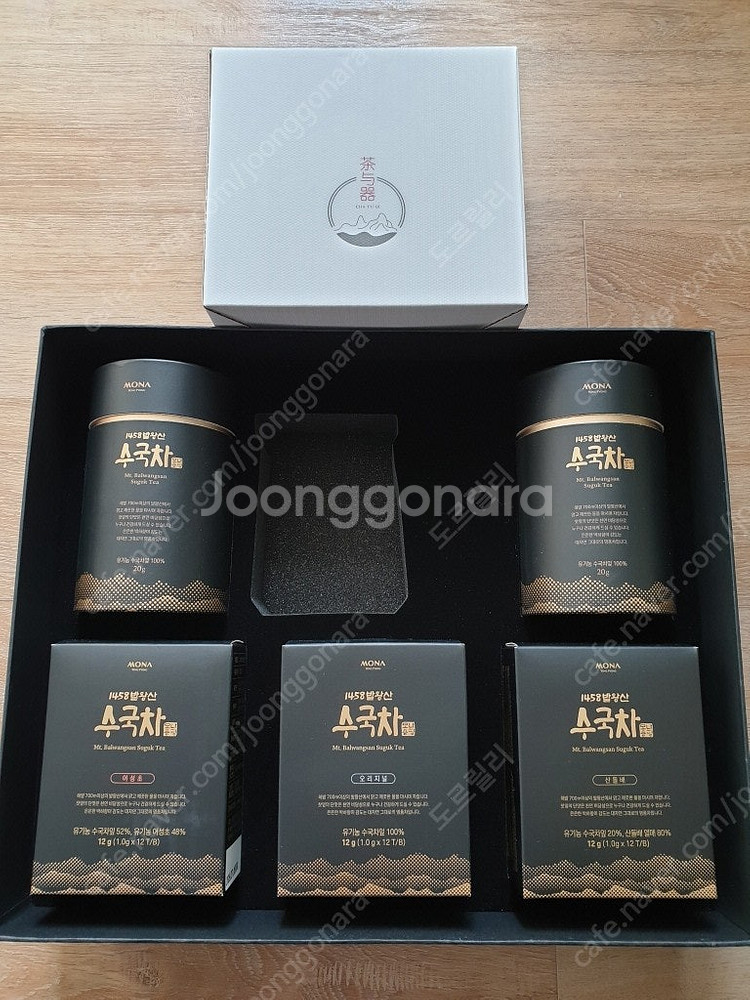 발왕산 수국차 블랙 스페셜 에디션 (잎차2종+티백3종+...--0