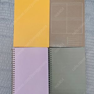 노트 네 권 판매합니다