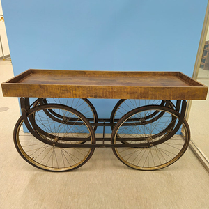 빈티지 인더스트리얼 인테리어 수레 선반