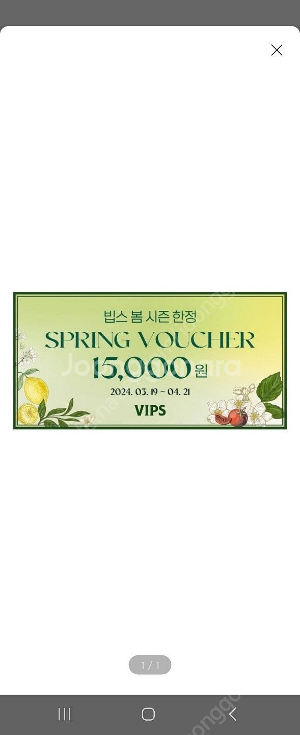 빕스 15000원 5천원--0