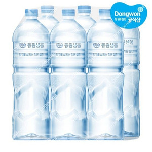 동원 생수 동원샘물 2L 6병 2400원