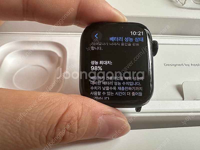 애플워치 9 41mm GPS 모델 팝니다.--5